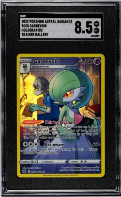 2022 Pokemon SWSH Full Art Gardevoir Astral Radiance #TG05 Rare SGC 8.5 - Image 1