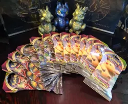 13 Pokemon TCG Sword and Shield Vivid Voltage Sleeved Booster Packs✨ (7 Pikachu) 820650807503 - Image 1