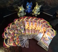 13 Pokemon TCG Sword and Shield Vivid Voltage Sleeved Booster Packs✨ (7 Pikachu) 820650807503 - Image 2