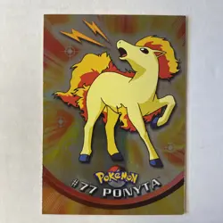 Pokemon Tv Animation Edition Series 2 Ponyta #77 Foil Blue Logo 2000 LP/NM - Image 1