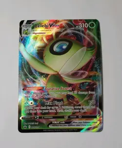 Celebi VMAX 008/198 Ultra Rare SWSH06: Chilling Reign Full Art NM Pokemon - Image 1