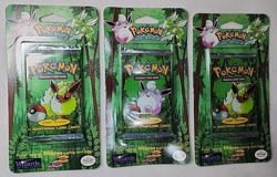 🔥BRAND NEW SEALED ORIGINAL PACKAGING🔥 Pokemon Jungle 3 BLISTER PACKS 1 HeavyU - Image 1