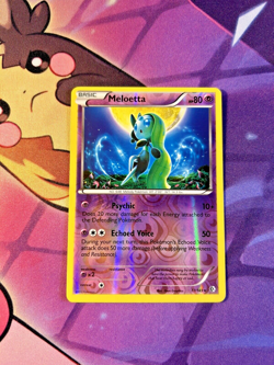 Meloetta - 77/149 [Boundaries Crossed] Pokemon TCG - REVERSE HOLO RARE - NM - Image 1