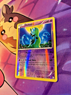 Meloetta - 77/149 [Boundaries Crossed] Pokemon TCG - REVERSE HOLO RARE - NM - Image 2