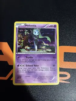 Meloetta ⭐ 78/113 Holo Rare Legendary Treasures 2013 Pokemon Lp/Mp - Image 1