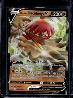 2019-2023 Pokemon SWSH Black Star Promos Hisuian Decidueye V #SWSH238 - Image 1