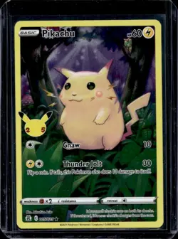 2021 Pokemon SWSH Celebrations Pikachu Holo #005/025 - Image 1