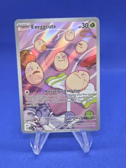 Pokemon SV08: Surging Sparks Exeggcute 192/191 Illustration Rare IR NM - Image 1