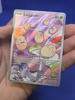 Pokemon SV08: Surging Sparks Exeggcute 192/191 Illustration Rare IR NM - Image 2