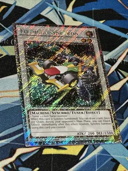 Yugioh Formula Synchron RA04-EN143 Platinum Secret Rare NM - Image 2