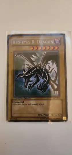 Yu-Gi-Oh Red-Eyes B. Dragon BPT-005 Secret Rare Limited Edition - Image 1