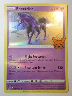 Spectrier 081 Trick or Trade Holo Pokemon card - Image 1