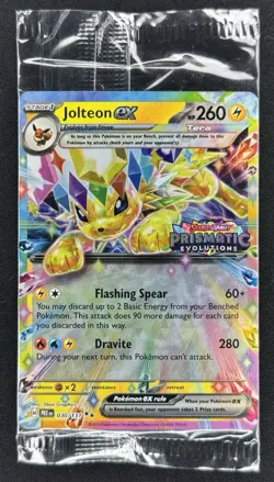 Jolteon Ex 030/131 SEALED Stamped Promo Pokemon TCG Prismatic Evolutions NM - Image 1