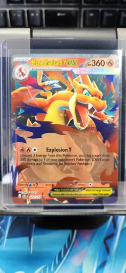 Mega Charizard Y ex 022/217 Ascended Heroes English Pokemon TCG - Image 1