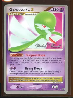 Gardevoir Lv. X 131/132 Pl World Championships DP Secret Wonders Pokemon - Image 1