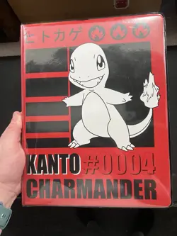 Ultra Pro Pokemon 9 Pocket Pro Binder Kanto #0004 Charmander BRAND NEW - Image 1