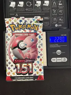 Heavy 22.90g Pokemon 151 Booster Pack 🔥🔥 Weighed Factory Sealed New SEALED - Image 1