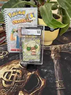 POKEMON Card WHT WHITE FLARE ULTRA RARE #157 WHIMSICOTT EX CGC Grade 10 Not Psa - Image 1