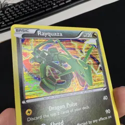 Rayquaza 11/20 Dragon Vault Holo Pokemon Card Black & White 2012 - Image 3