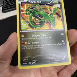 Rayquaza 11/20 Dragon Vault Holo Pokemon Card Black & White 2012 - Image 4