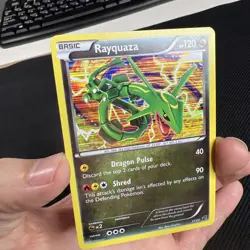 Rayquaza 11/20 Dragon Vault Holo Pokemon Card Black & White 2012 - Image 5