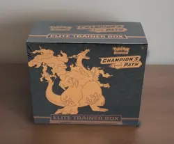 Authentic Pokemon Champions Path Rare Elite Trainer Box Factory Sealed ETB - Image 1