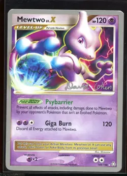 Mewtwo Lv. X 144/146 NM World Championships DP Legends Awakened Pokemon - Image 1