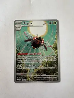 Pokemon TCG Ninjask Illustration Rare Card #137/132 Mega Evolutions - Image 1