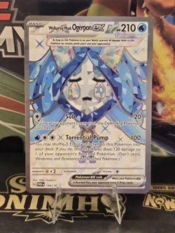 Pokemon Wellspring Mask Ogerpon ex 194/167 Sv06: Twilight Masquerade Holo TCG NM - Image 1