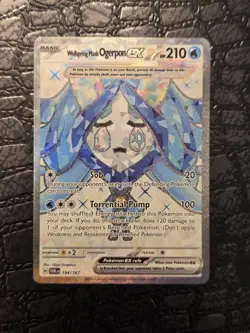 Pokemon Wellspring Mask Ogerpon ex 194/167 Sv06: Twilight Masquerade Holo TCG NM - Image 3