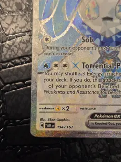 Pokemon Wellspring Mask Ogerpon ex 194/167 Sv06: Twilight Masquerade Holo TCG NM - Image 5