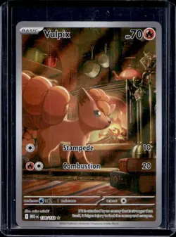 2025 Pokemon Mega Evolution Vulpix Illustration Rare #138/132 - Image 1