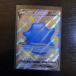 Ditto V SV118 Shining Fates Shiny Vault Full Art Card Pokemon TCG - Image 1
