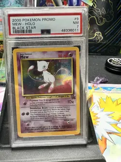 Mew 09 Black Star Promo Holo Pokemon TCG PSA 7 - Image 1