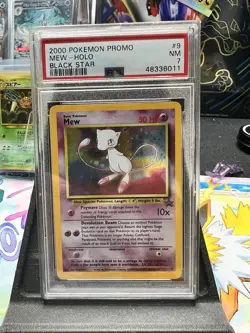 Mew 09 Black Star Promo Holo Pokemon TCG PSA 7 - Image 2