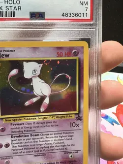 Mew 09 Black Star Promo Holo Pokemon TCG PSA 7 - Image 3