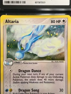 CGC GEM MINT 10 Altaria 2/97 Holo Rare E Reader 2003 EX Dragon Pokemon Card - Image 2
