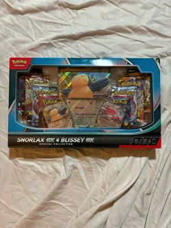 Pokemon TCG Snorlax Ex And Blissey Ex Special Collection Walmart Exclusive NEW - Image 1