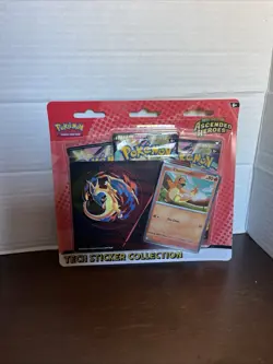 Pokemon TCG Mega Evolution Ascended Heroes Tech Sticker Collection- Red - Image 2