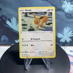 Pokemon Eevee | SWSH190 | Black Star Promo | Holo Rare Swirl | NM - Image 1