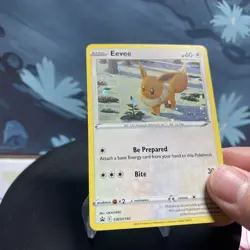 Pokemon Eevee | SWSH190 | Black Star Promo | Holo Rare Swirl | NM - Image 3