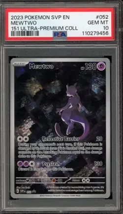 Pokemon Mewtwo 151 Ultra-Premium Coll. Promo SVP EN 052 PSA 10 Gem Mint - Image 1