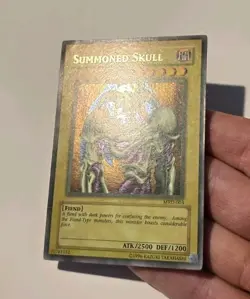 Yugioh Summoned Skull MRD-003 Ultra Rare Vintage Metal Raiders Faded MP - Image 5