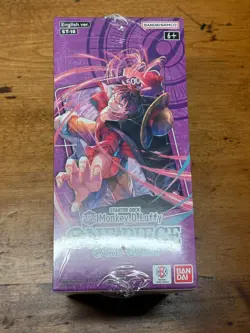 One Piece card game English Starter Deck Purple Luffy ST-18 Sealed Display Case - Image 1