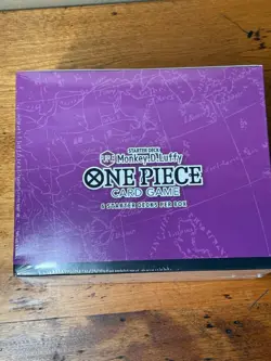One Piece card game English Starter Deck Purple Luffy ST-18 Sealed Display Case - Image 2