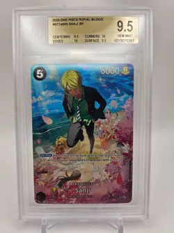 One Piece TCG Royal Blood ST14-003 Sanji SP BGS 9.5 - Image 1