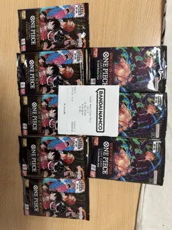 5X OP-09 Emperors In The New World & 3X OP-06 Booster Packs One Piece TCG Bandai - Image 2