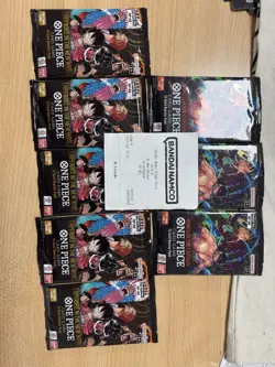 5X OP-09 Emperors In The New World & 3X OP-06 Booster Packs One Piece TCG Bandai - Image 3