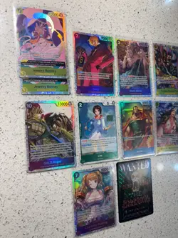 One Piece TCG (11) Card Lot (SR) (P) Hologram - Mixed Sets - Image 2