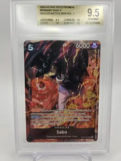 One Piece TCG Promos OP040-083 Sabo P/(Sealed Battle 2023 Vol. 1) BGS 9.5 - Image 1